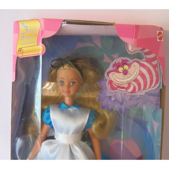 1998 Disney Alice in Wonderland BARBIE #21933 New In Box Fairytale Collection - Picture 3 of 12